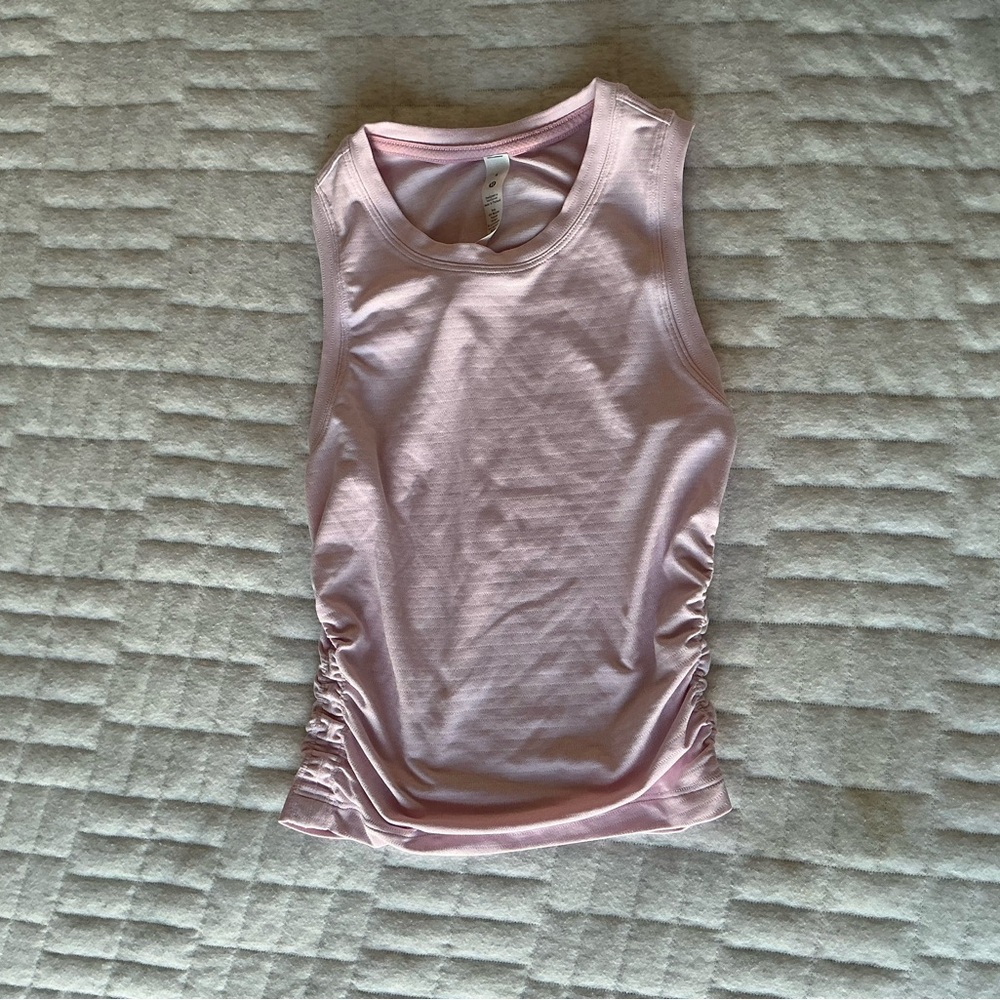 lululemon athletica Light Pink Side-Ruched Tank